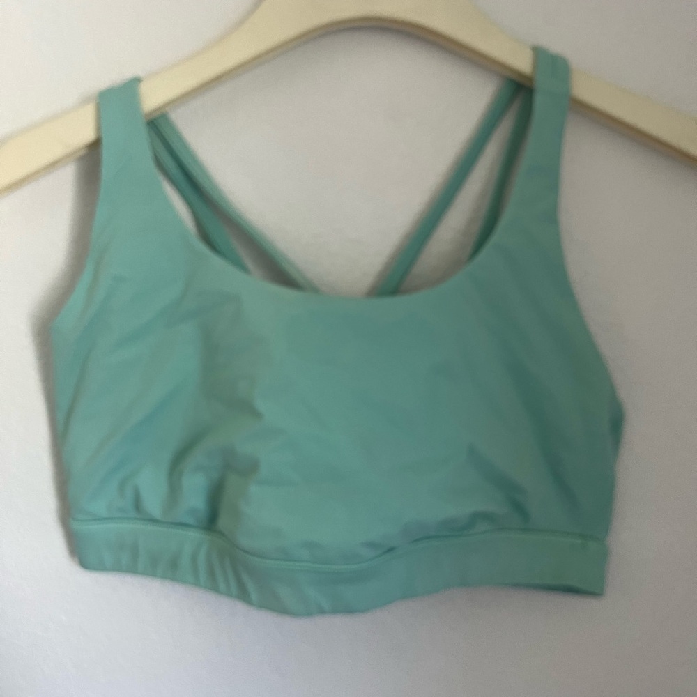Lululemon Athletica Teal Energy Sports Bra